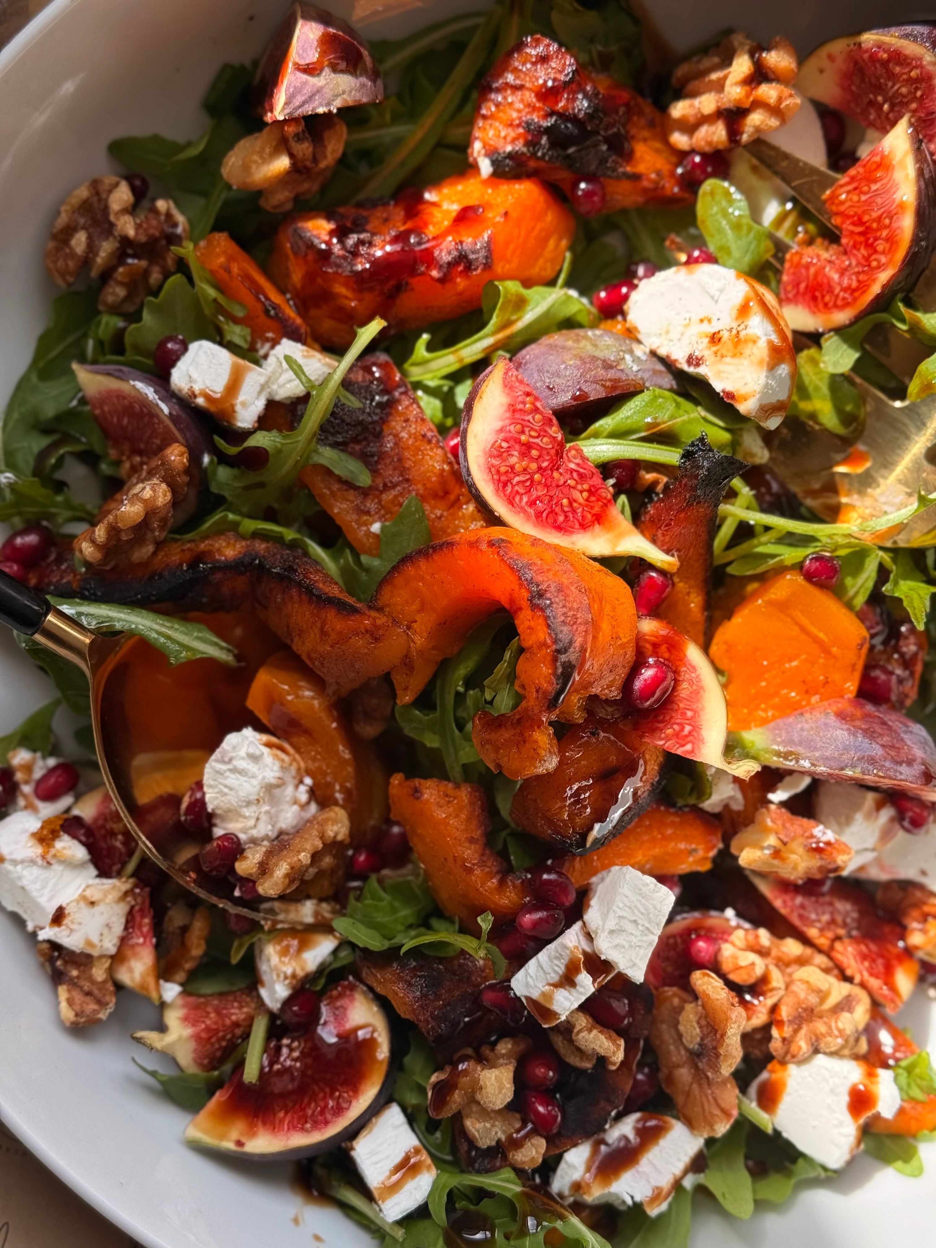 Roasted Squash, Fig & Goat’s Cheese Salad (Serves 6)