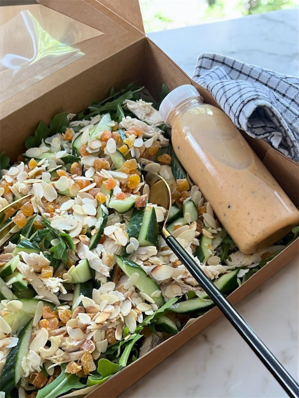 Chutney Crown Chicken Salad (GF)(DF)(serves 6)