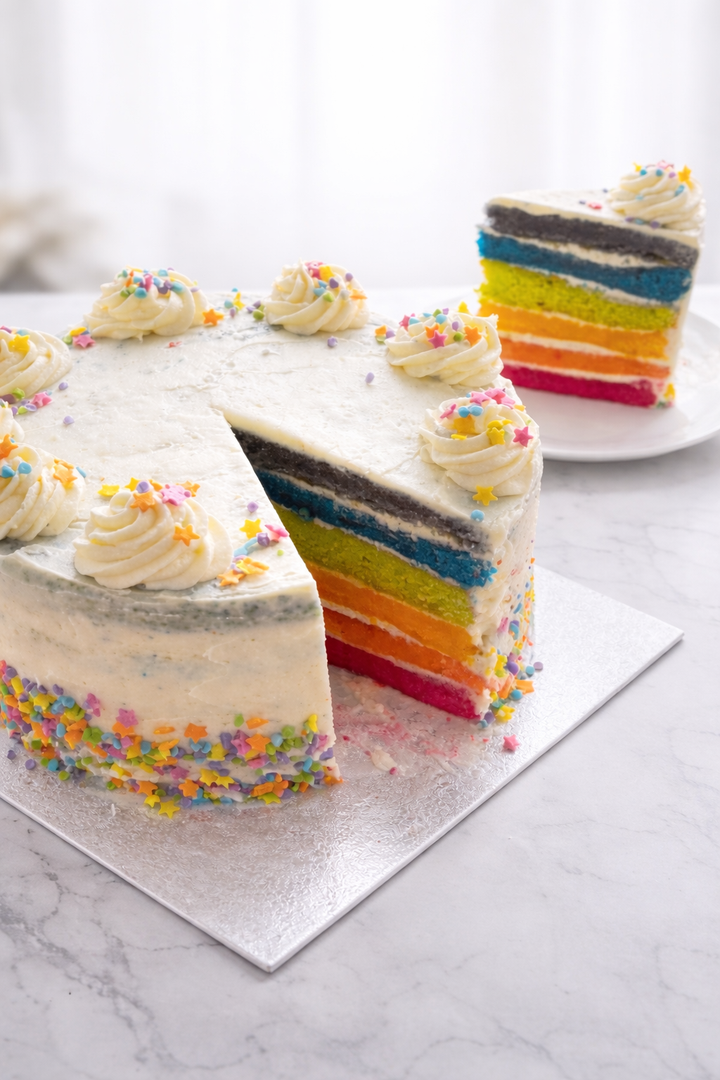 Rainbow Celebration Cake