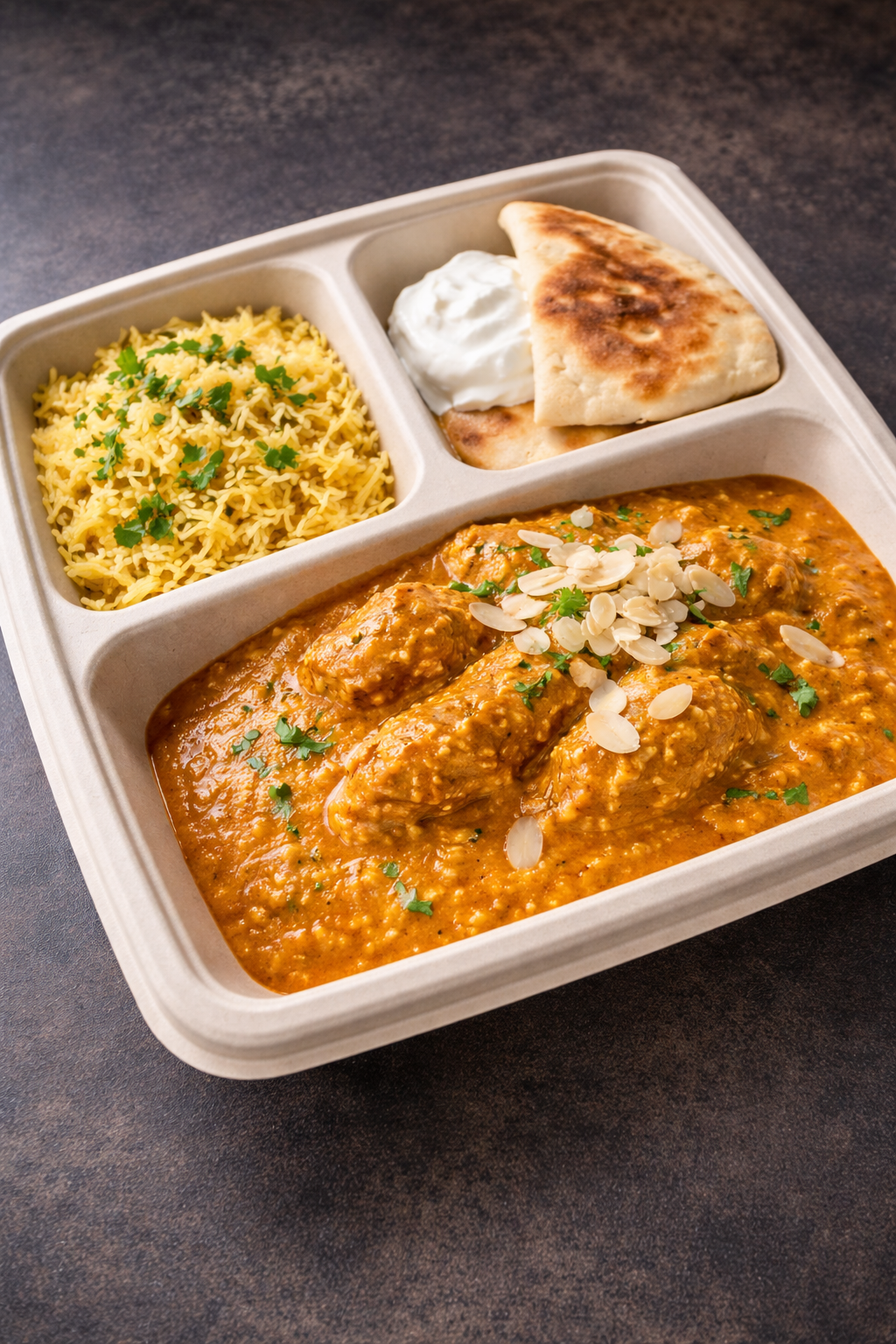 Creamy Chicken Korma Corporate Lunch Box