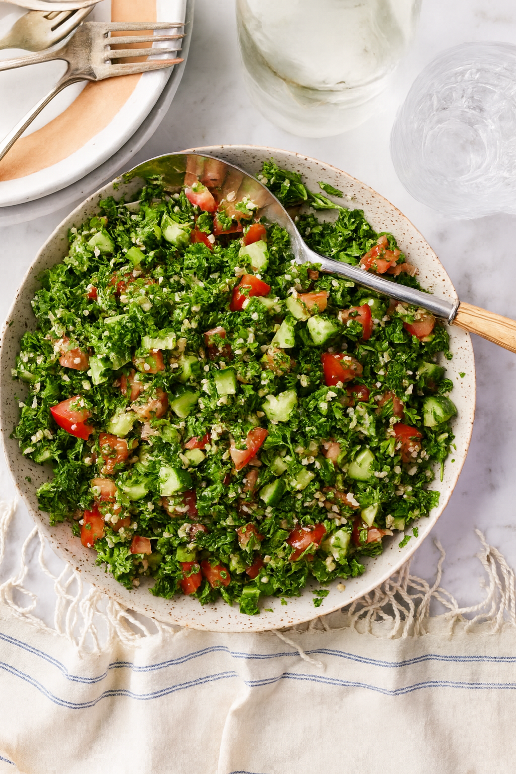 Herby Tabbouleh (Vegan) Serves 6