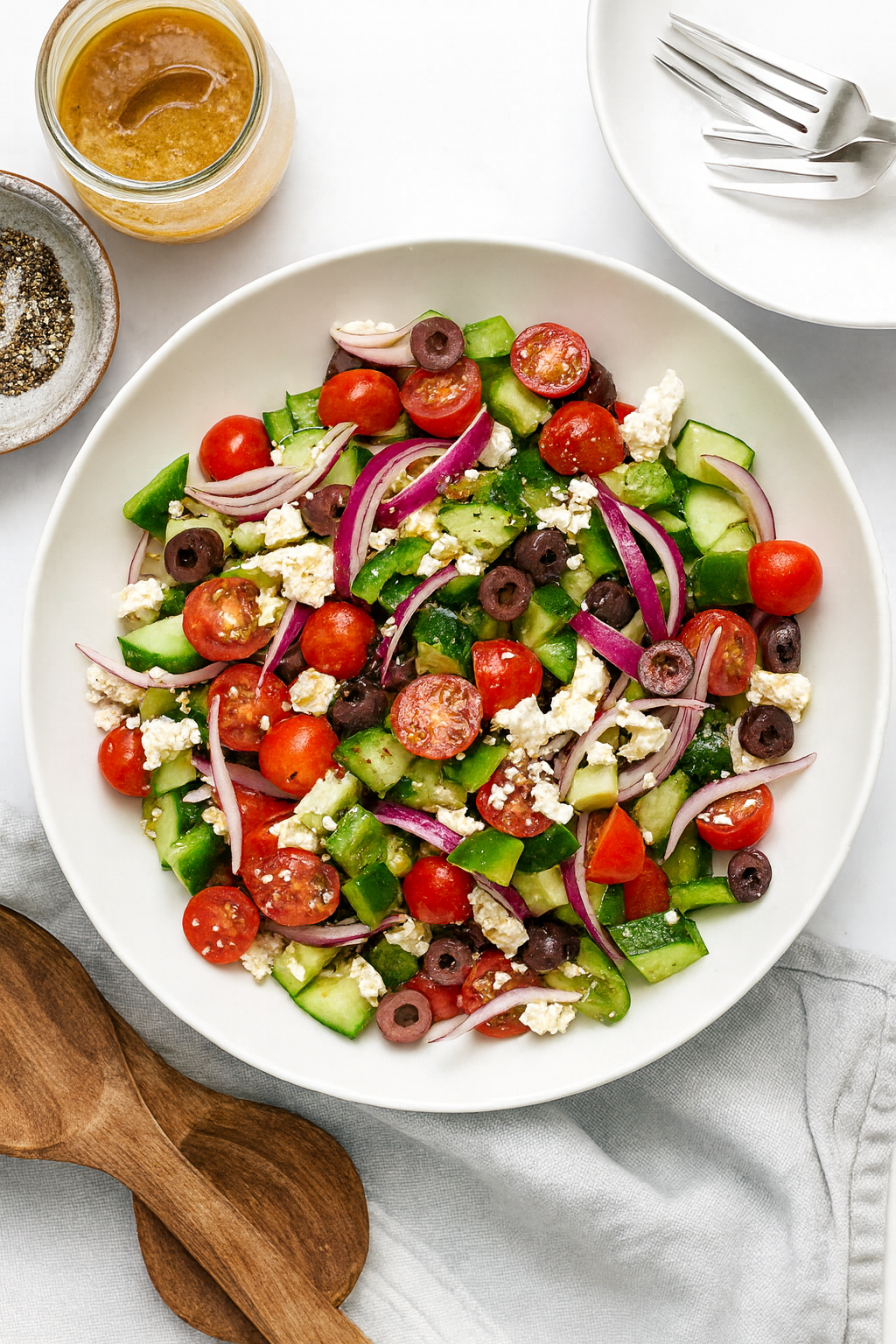 Greek Salad (GF)(serves 6)